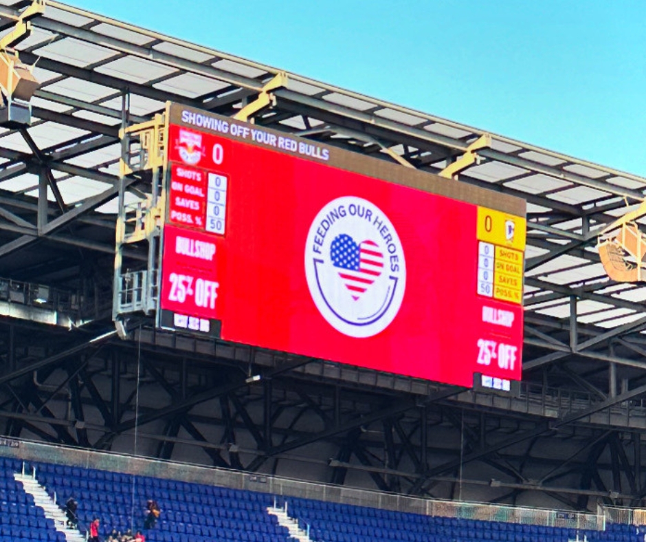Feeding Our Heroes at The New York Red Bulls Fan Appreciation Match